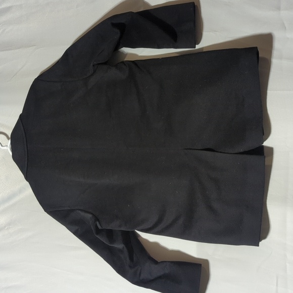 Hugo Boss Men's Size EU 48 Black Cashmere & Virgin Wool Pea Coat - Picture 8 of 10